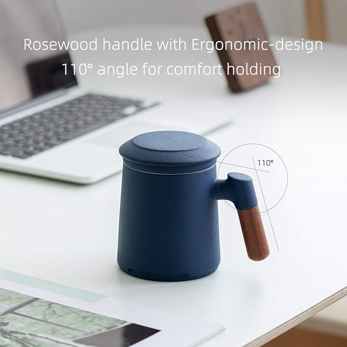 ZENS Tea Mug with Infuser and Lid