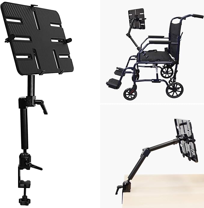 Mount-It! Tablet Pole Mount | Universal Full Motion Holder