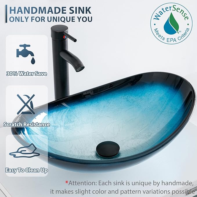 24" Modern Bathroom Vanity Sink Combo Freestanding Cabinet