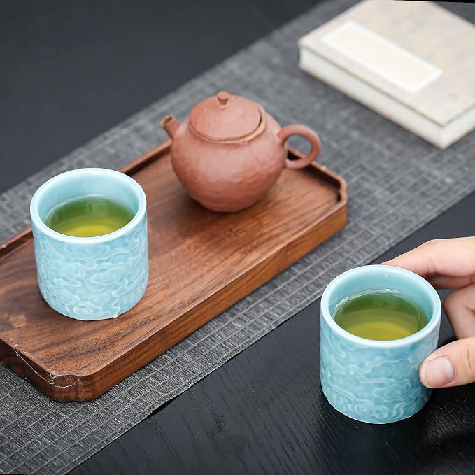 Ceramic Espresso Cups Set of 2 or 4-3oz Demitasse Cups