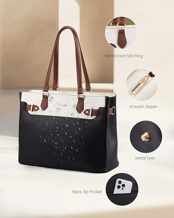 LOVEVOOK Laptop Tote Bag for Women Work, Teacher Tote Bag