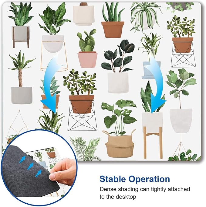 Hokafenle Mouse Pad, Square Personalized Computer Mouse Pads
