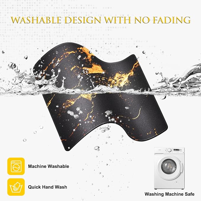 JIKIOU 3 Pack Mouse Pad with Stitched Edge, Comfortable Mouse Pads with