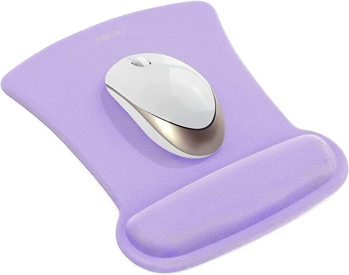 MOSISO Wrist Rest Support for Mouse Pad & Keyboard Set, Ergonomic Mousepad