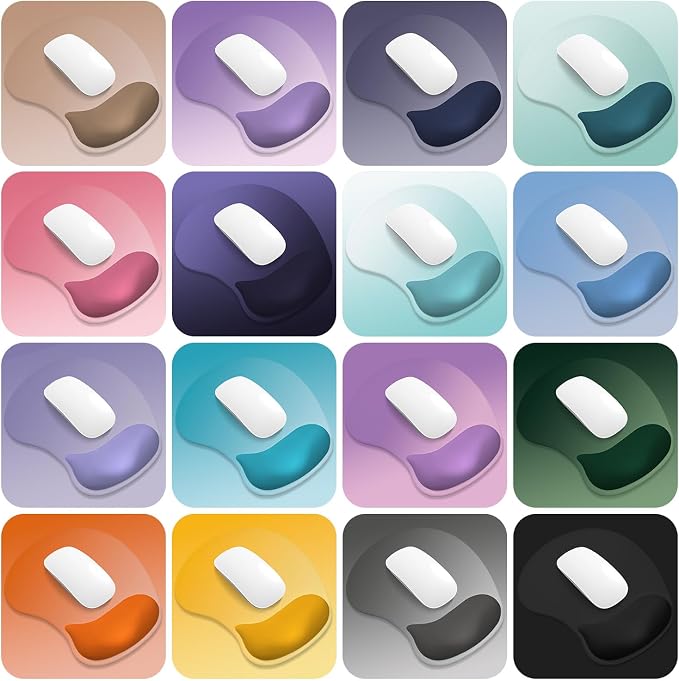 ITNRSIIET Ergonomic Mouse Pad, Cushioned Gel Wrist Rest, Non-Slip Base