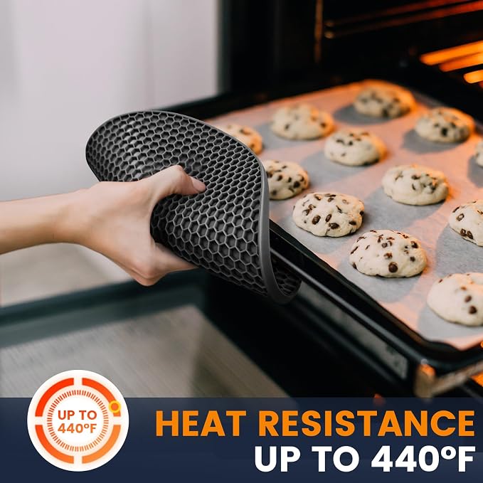Silicone Trivet Mats 4 Heat Resistant Pot Holders Multipurpose Non-Slip Hot Pads
