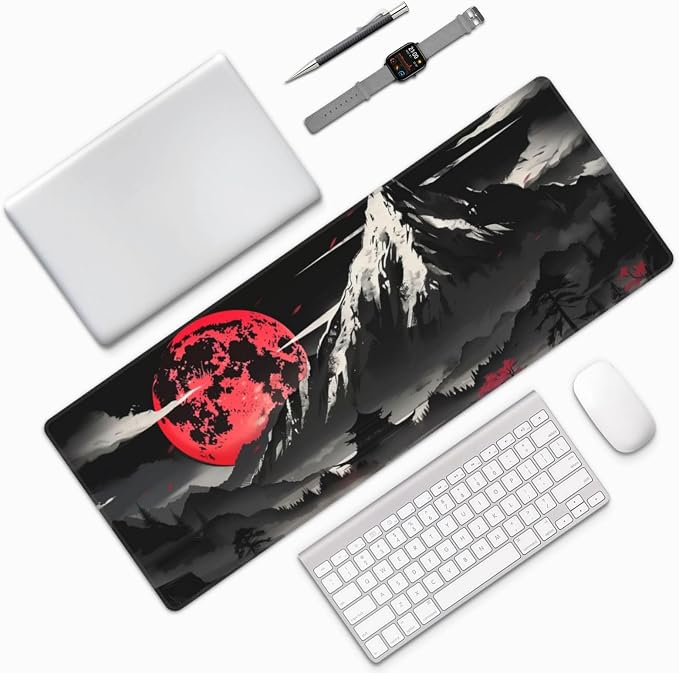 Extended Gaming Mouse Pad, Large Desk Mat XL Anime Mouse Pad Waterproof