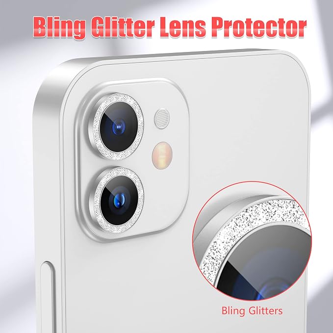 AGVEE 3+3 6 Pack for iphone 12 Pro/12/12 Mini/11 Pro Max/11 Pro/11 Camera Lens