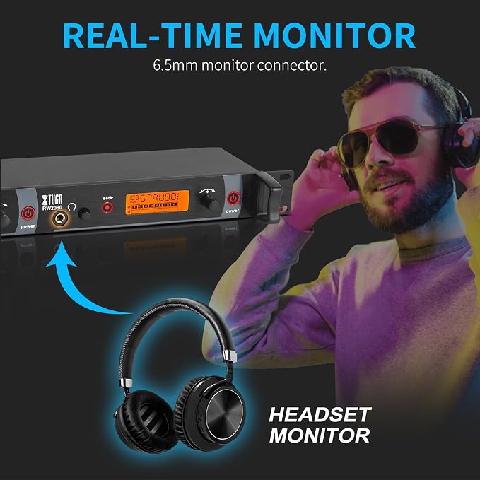 XTUGA RW2080 Wireless in Ear Monitor System Mono