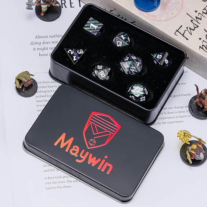 Dungeons and Dragons Dice, Metallic Stripes Dice