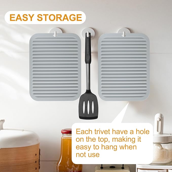9"x12" Heat Resistant Silicone Trivets