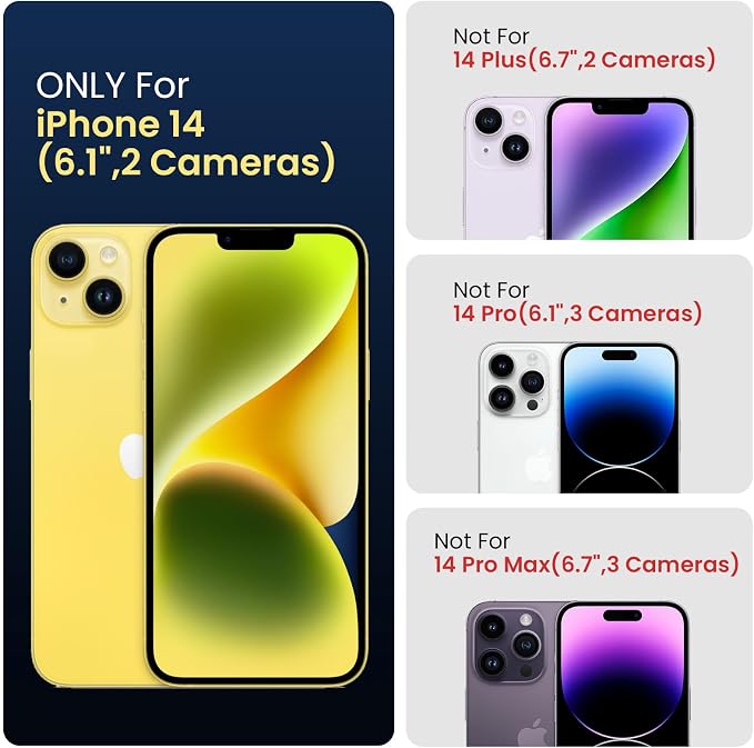FireNova Designed for iPhone 14 Case, Silicone Upgraded Phone Case with