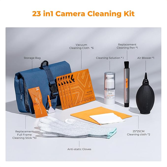K&F CONCEPT 23 in 1 Camera Lens Cleaning Kit