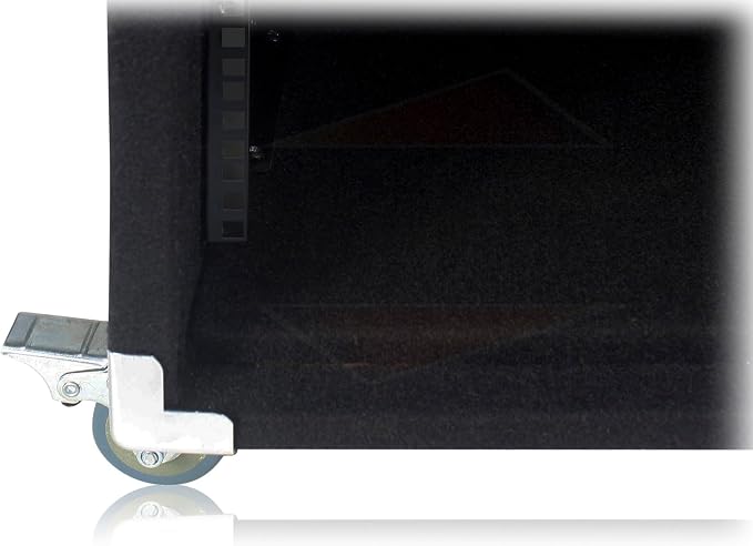 Griffin Rackmount Studio Mixer Flight Road Case – 25U Mount Space Amp Cabinet