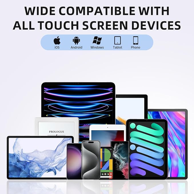 Stylus Pen for Touchscreen 10Pcs, 2-in-1 High Sensitivity & Precision Stylists