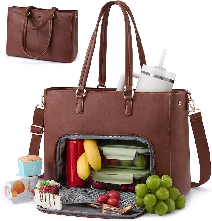 LOVEVOOK Lunch Tote Bag for Women, 3 in 1 Work Bag
