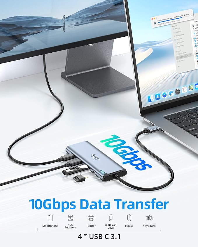 Selore&S-Global USB C Splitter