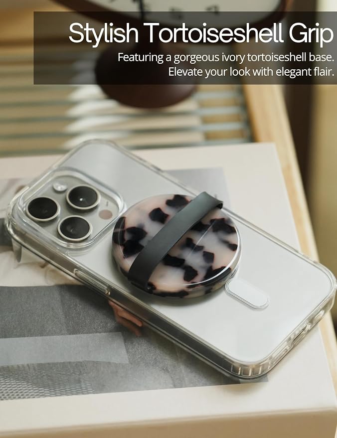 Heesch Tortoise Magnetic Phone Grip Loopy