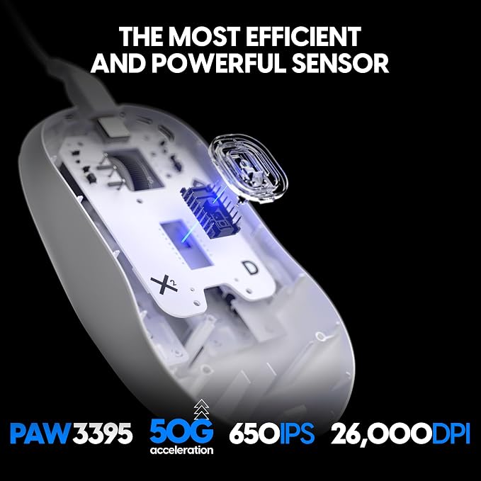 Pulsar Gaming Gears X2H Wired Gaming Mouse, Ultra Lightweight 1.8 oz,