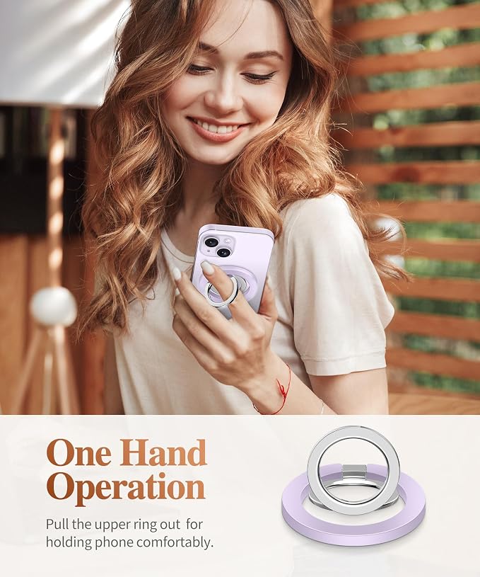 GVIEWIN Magnetic Phone Ring Holder, Compatible