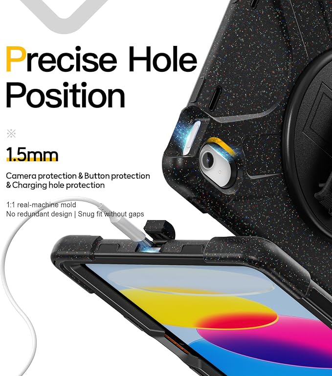 BRAECN for iPad 11th/10th Generation case 11/10.9 inch 2025/2022 Heavy Duty