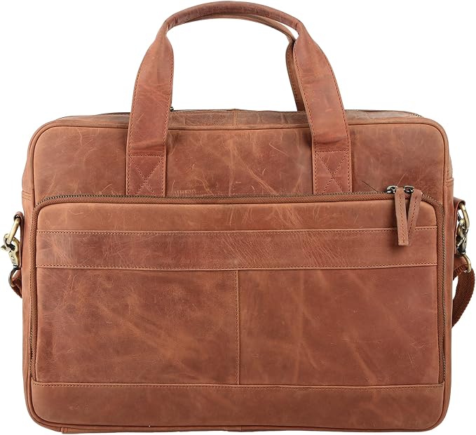 Leather briefcases Laptop Messenger Bags Best Office School College Satchel Bag