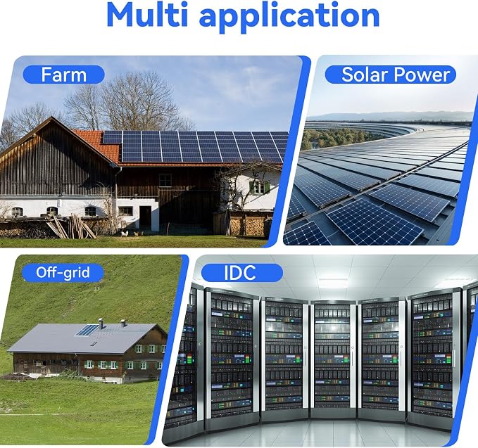 Lifepo4 Battery 100AH 24V Lithium Battery Built-in 100A BMS, Solar System Home