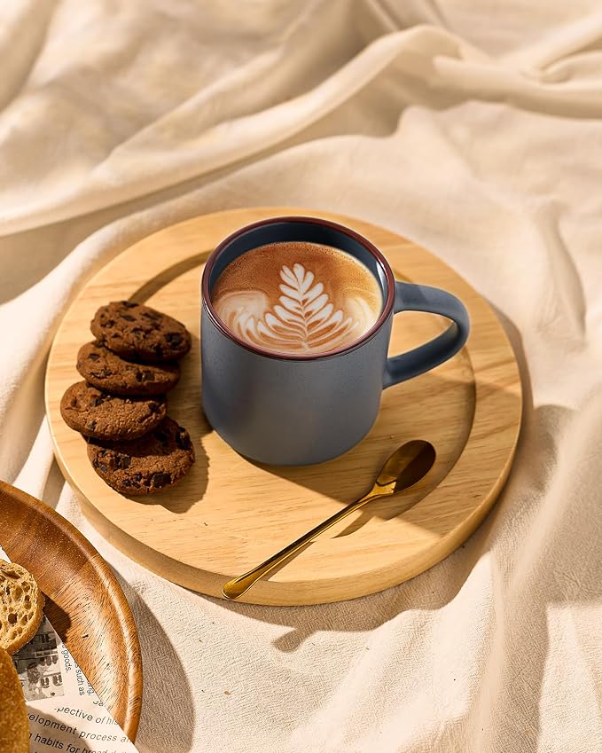 famiware Coffee Mugs Set of 4, Nebula 14oz Coffee Mugs Ceramic Cup Set |