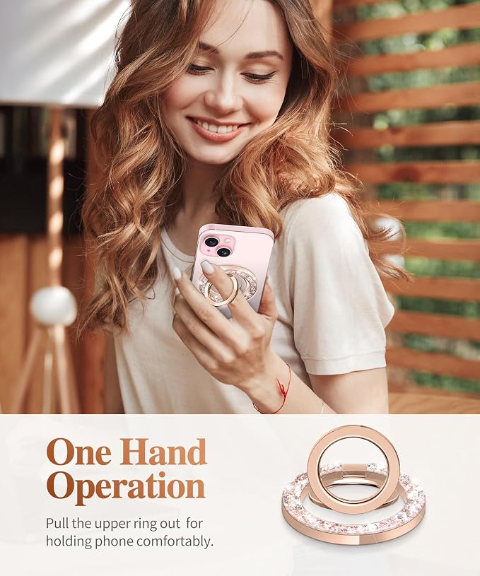 GVIEWIN Magnetic Phone Ring Holder, Compatible