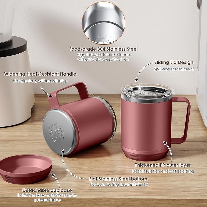 Felibeaco 16oz Heated Coffee Mug