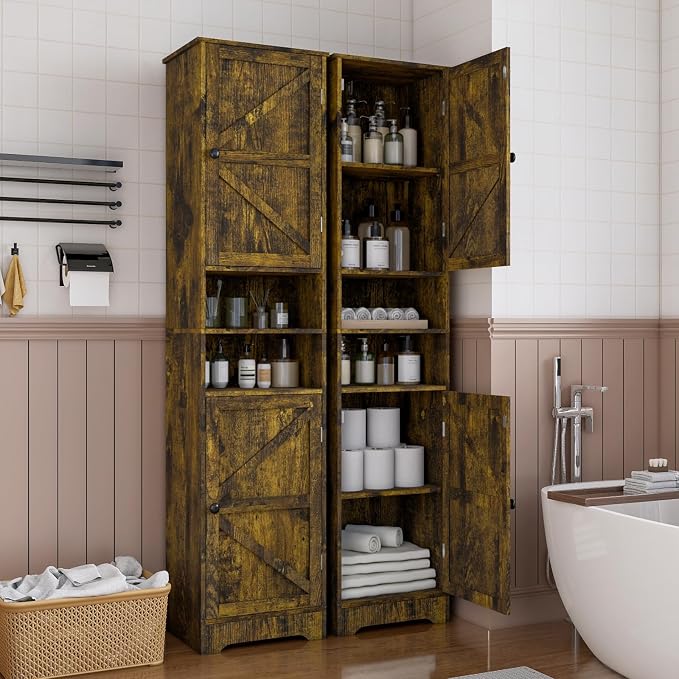 Tall Bathroom Cabinet, Storage Cabinet