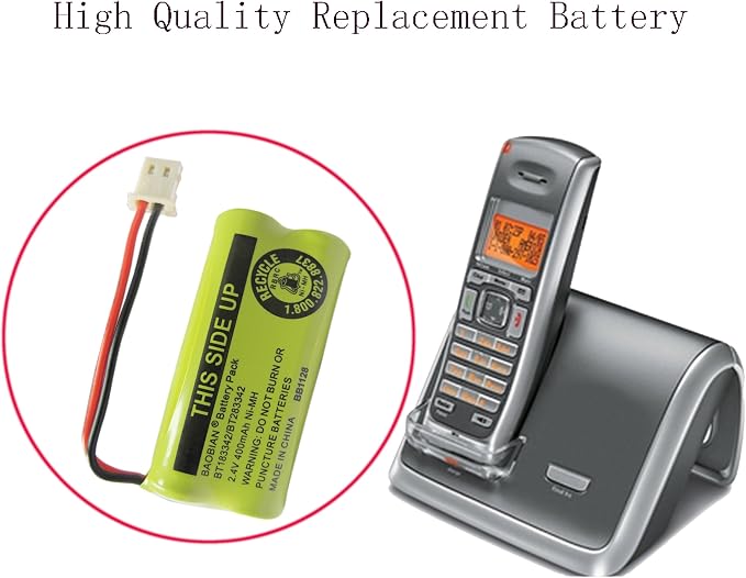 2.4V 400mAh Cordless Home Phone Battery