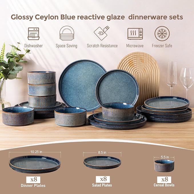 GBHOME Stoneware Dinnerware Sets