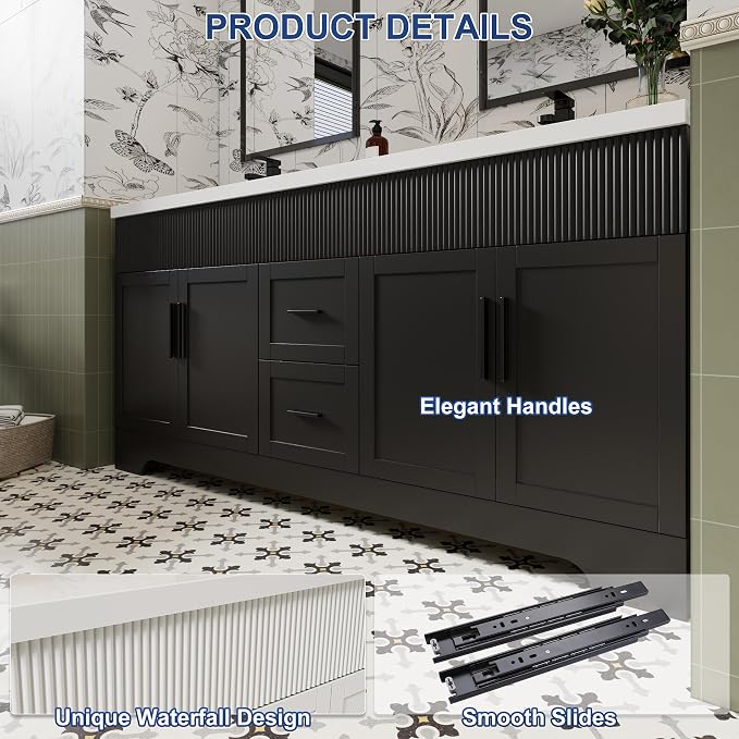 72" Bathroom Vanities Sink Combo