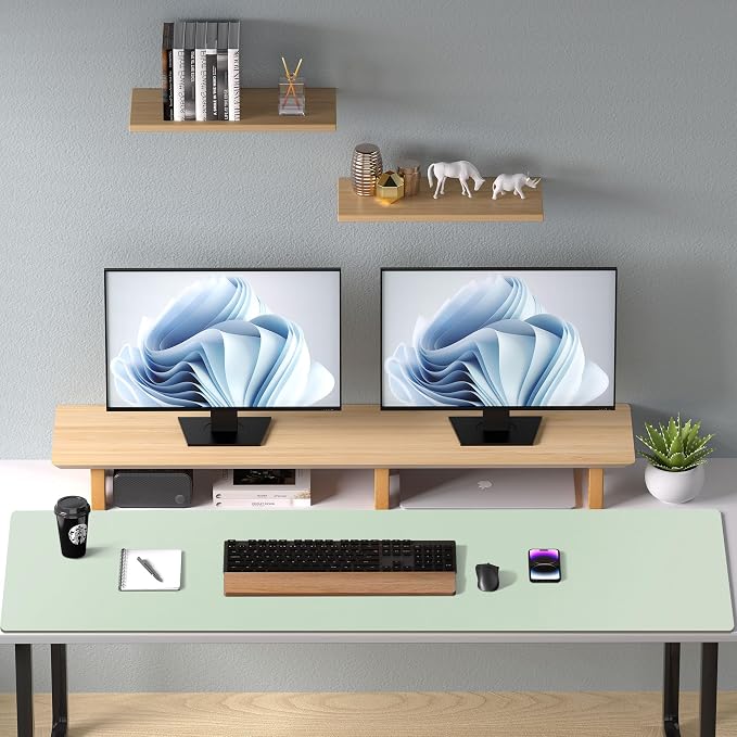 Aothia Large PU Leather Desk Pad Protector