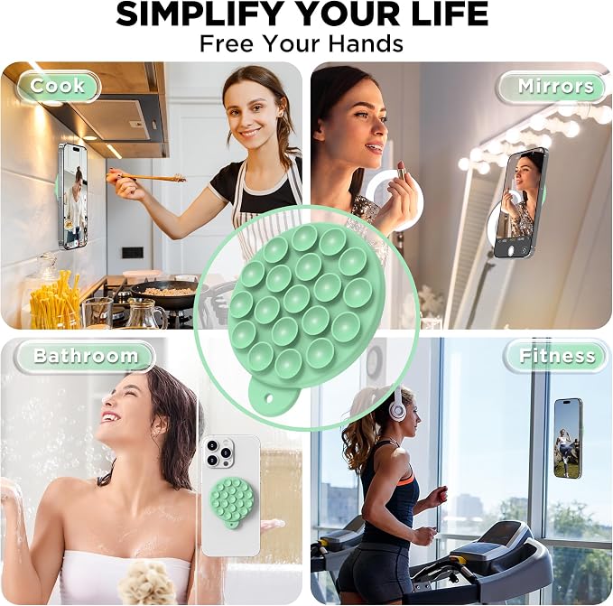 Magnetic Suction Cup Phone Mount