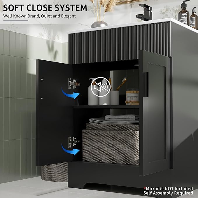 24" Bathroom Vanities Sink Combo