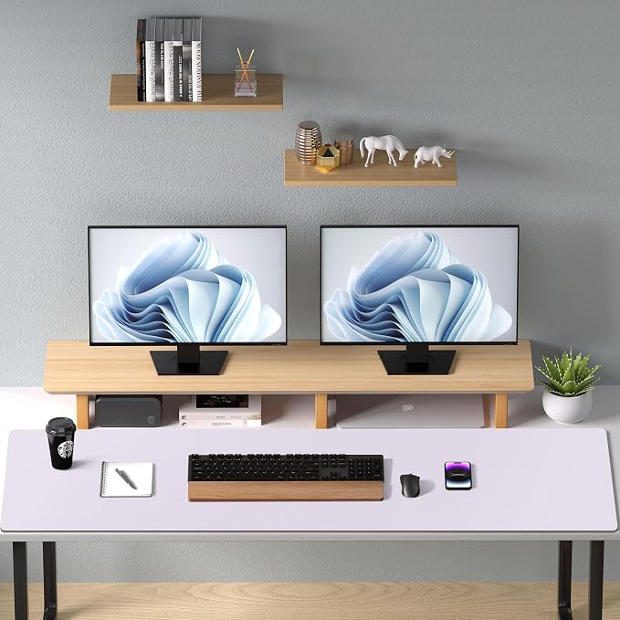 Aothia Large PU Leather Desk Pad Protector – Non-Slip Mouse Pad & Writing Mat