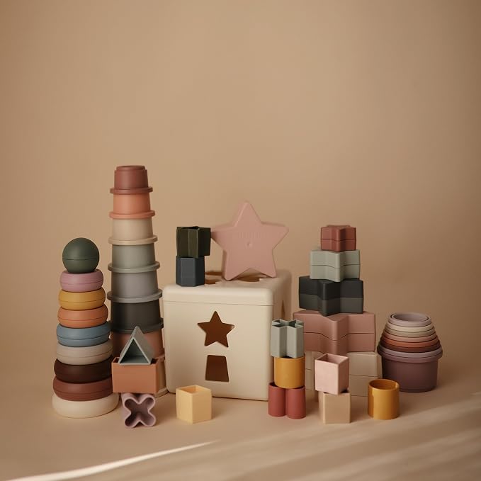 mushie Stacking Cups Toy | Made in Denmark