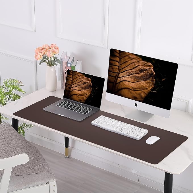 Leather Desk pad Protector, Large Desk mat