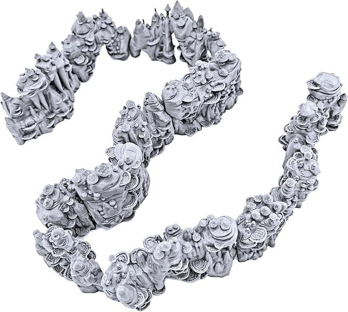 Shroom Grotto Walls by Printable Scenery, 3D Printed Tabletop RPG Scenery and