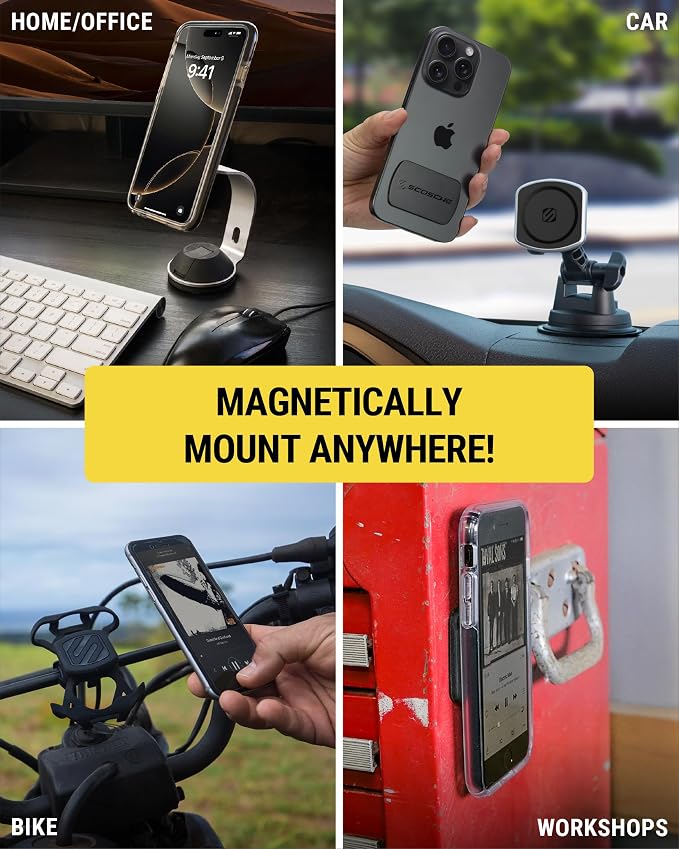 Scosche MRK2PK-UB MagicMount Replacement Metal Plate Kit