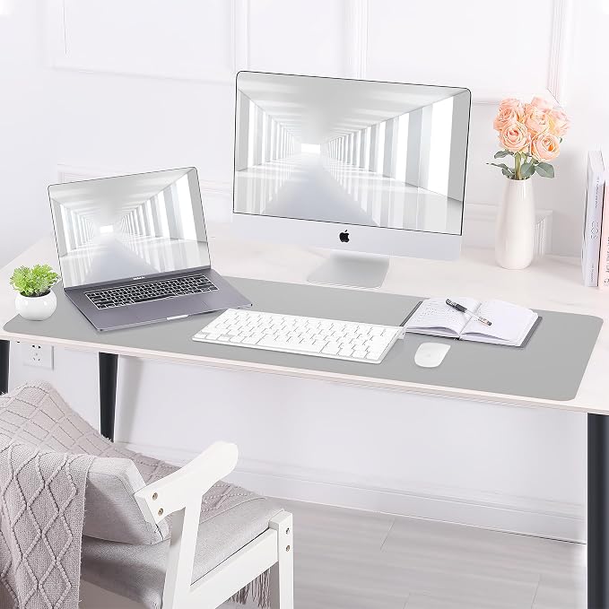 Leather Desk Protector, 47in*23.7in Large Mat
