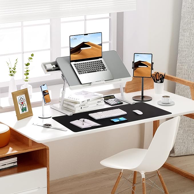 Large Desk Mat 47.2" x 17" Leather Desk Pad Protector