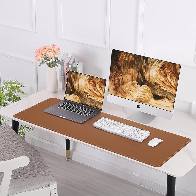 Leather Desk pad Protector, Large Desk mat