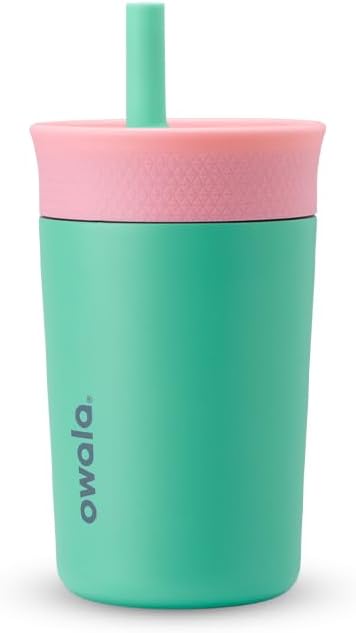 Owala Tumbler Kids Stainless Steel Water Bottle 12 oz Real Cool Fish |