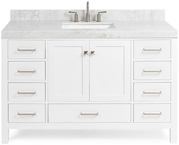 Bathroom Vanity 54" White
