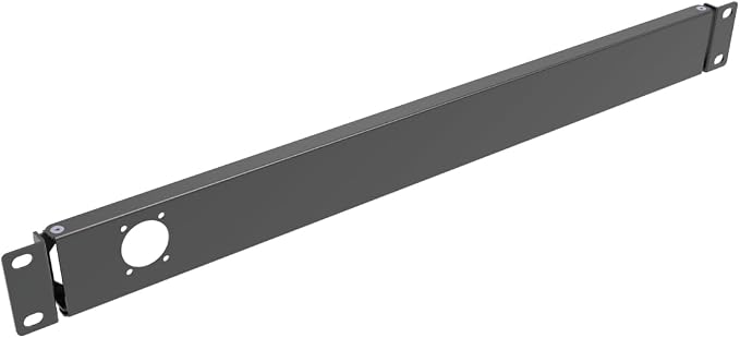 1U Hinged Rack Panel 1D XLR HDMI Audio Rack Mount Panel