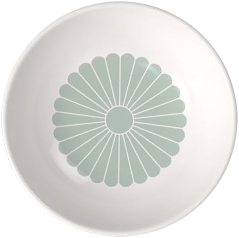 Villeroy & Boch Fleur Vert Dessert Bowl, Creamy White/Green, 3.75 oz | Creamy