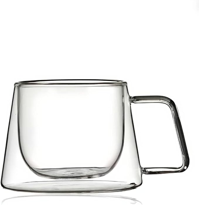 M Kae Home, Double Wall Glass Cup, 200 ml